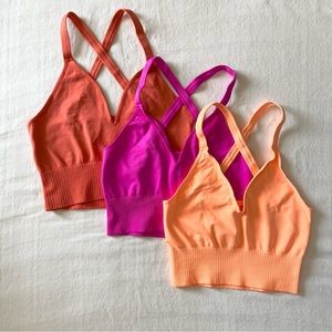 FLAW Free People Good Karma Crop Top Set